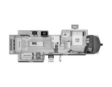 2024 Grand Design Influence 3503GK Fifth Wheel at Greeneway RV Sales & Service STOCK# 11175 Floor plan Image