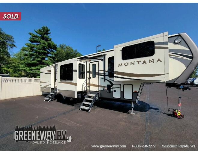 2017 Keystone Montana 3711FL Fifth Wheel at Greeneway RV Sales & Service STOCK# 11065A Exterior Photo