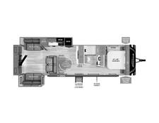 2025 Grand Design Imagine 3100RD Travel Trailer at Greeneway RV Sales & Service STOCK# 11206 Floor plan Image