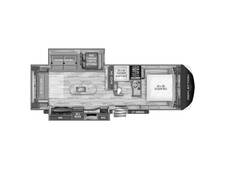 2020 Grand Design Reflection 297RSTS Travel Trailer at Greeneway RV Sales & Service STOCK# 11064A Floor plan Image