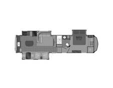 2014 Heartland Bighorn 3370RK Fifth Wheel at Greeneway RV Sales & Service STOCK# 11167A Floor plan Image