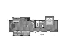 2017 Jayco Eagle 338RETS Travel Trailer at Greeneway RV Sales & Service STOCK# 11190A Floor plan Image