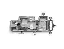 2022 Flagstaff Super Lite 29RBS Travel Trailer at Greeneway RV Sales & Service STOCK# 11203A Floor plan Image