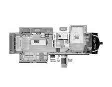 2025 Grand Design Solitude 310GK Fifth Wheel at Greeneway RV Sales & Service STOCK# 11223 Floor plan Image