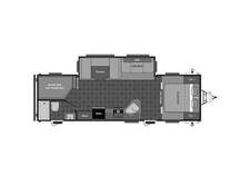 2013 Keystone Springdale Summerland Series 2820BHGS Travel Trailer at Greeneway RV Sales & Service STOCK# 11124A Floor plan Image