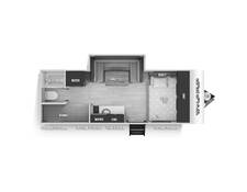 2022 Cherokee Wolf Pup 17JG Travel Trailer at Greeneway RV Sales & Service STOCK# 11217A Floor plan Image