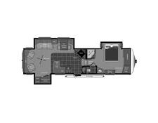 2013 Keystone Montana 3150RL Fifth Wheel at Greeneway RV Sales & Service STOCK# 11044A Floor plan Image