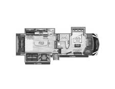 2020 Grand Design Solitude 310GK Fifth Wheel at Greeneway RV Sales & Service STOCK# 11223A Floor plan Image