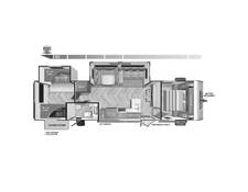 2022 Salem 32BHDS Travel Trailer at Greeneway RV Sales & Service STOCK# 11175A Floor plan Image