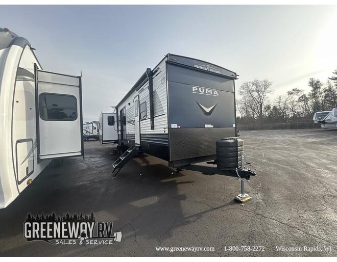 2025 Palomino Puma Destination Trailer 38RLB Travel Trailer at Greeneway RV Sales & Service STOCK# 11248 Exterior Photo