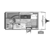 2025 Palomino Puma Camping Edition 16BHCE Travel Trailer at Greeneway RV Sales & Service STOCK# 11263 Floor plan Image