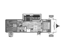 2025 Palomino Puma Camping Edition 304BHCE Travel Trailer at Greeneway RV Sales & Service STOCK# 11265 Floor plan Image