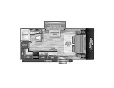 2021 Grand Design Imagine XLS 17MKE Travel Trailer at Greeneway RV Sales & Service STOCK# 11015A Floor plan Image