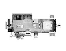 2025 Grand Design Imagine 2670MK Travel Trailer at Greeneway RV Sales & Service STOCK# 11280 Floor plan Image