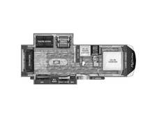 2018 Grand Design Reflection 297RSTS Travel Trailer at Greeneway RV Sales & Service STOCK# 11242A Floor plan Image