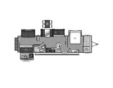 2022 Coachmen Catalina Legacy Edition 343BHTS Travel Trailer at Greeneway RV Sales & Service STOCK# 11314A Floor plan Image